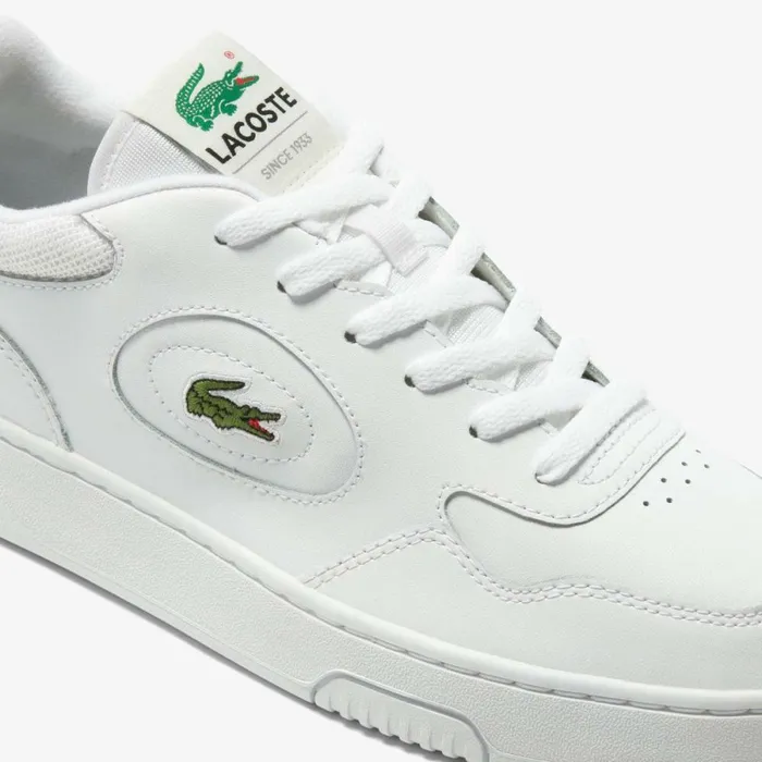 Sneakers Men Lacoste Men039s Lineset Leather Sneakers Whitewhite 21g