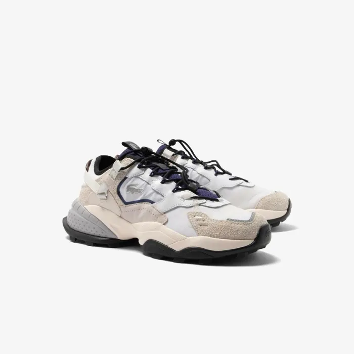 Sneakers Men Lacoste Men039s Outdoor LGuard Breaker Sneakers In Tearproof Fabric White Navy 042