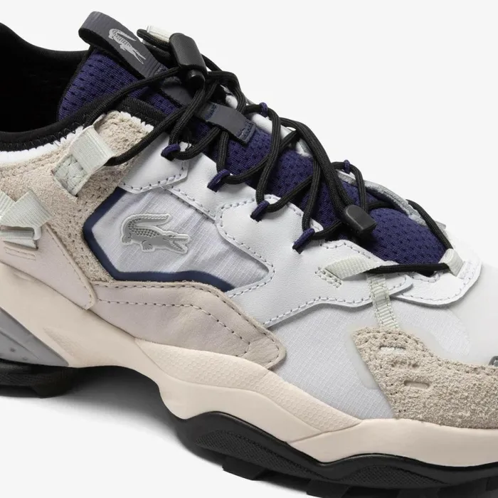 Sneakers Men Lacoste Men039s Outdoor LGuard Breaker Sneakers In Tearproof Fabric White Navy 042