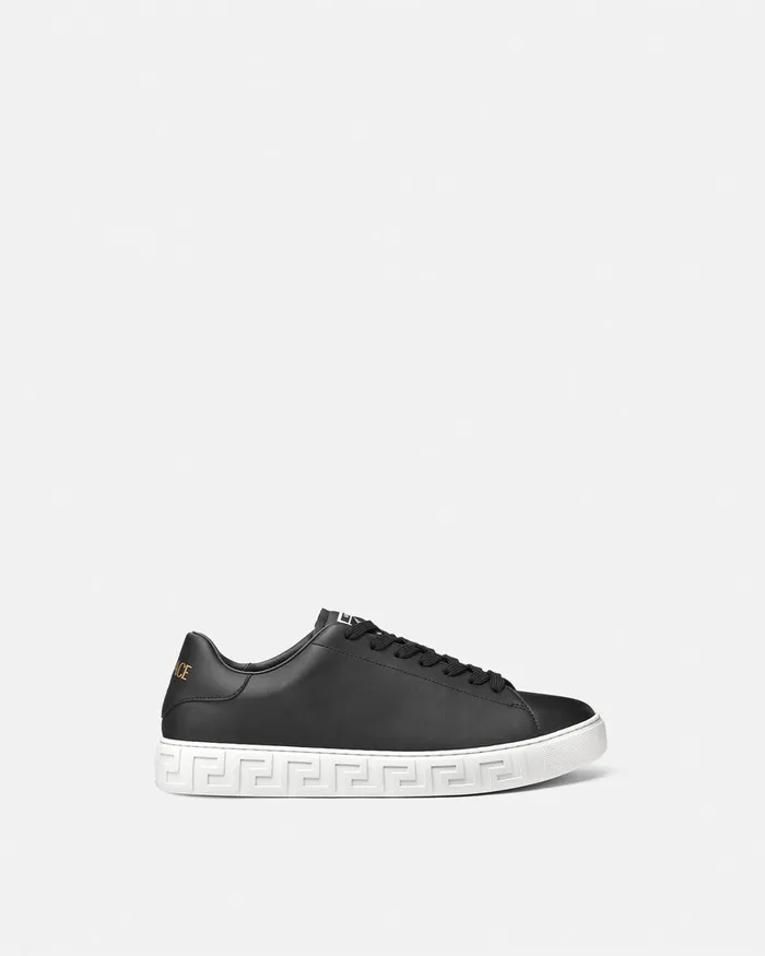 Sneakers Men Versace Greca Sneakers Black