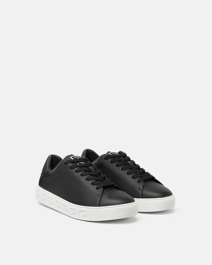 Sneakers Men Versace Greca Sneakers Black