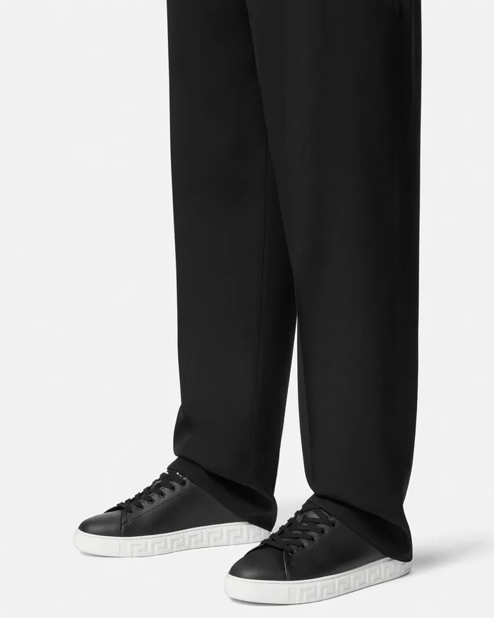 Sneakers Men Versace Greca Sneakers Black