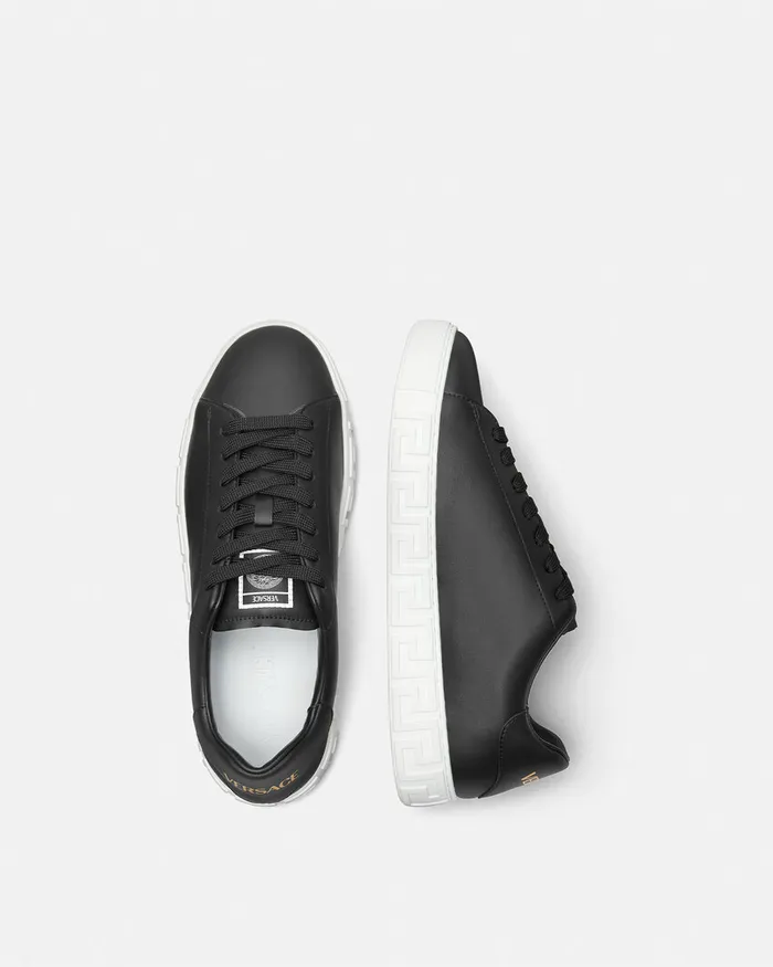 Sneakers Men Versace Greca Sneakers Black