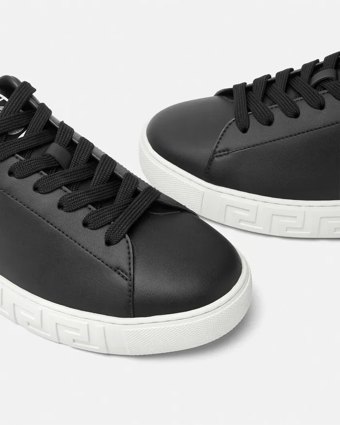 Sneakers Men Versace Greca Sneakers Black