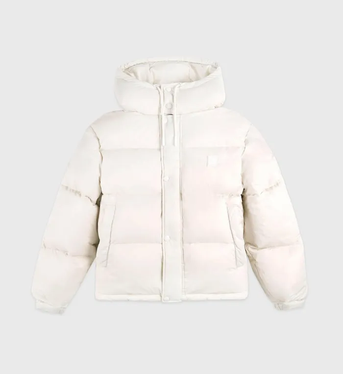 Sporty and Rich Coats Women Running Woman Puffer Jacket 8211 Off White