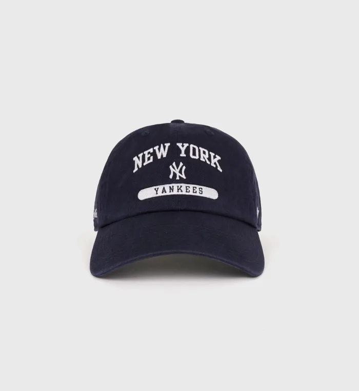 Sporty and Rich Hats Women League Hat 8211 NavyWhite