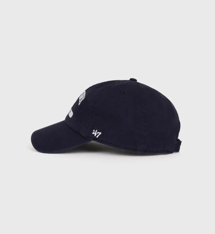 Sporty and Rich Hats Women League Hat 8211 NavyWhite