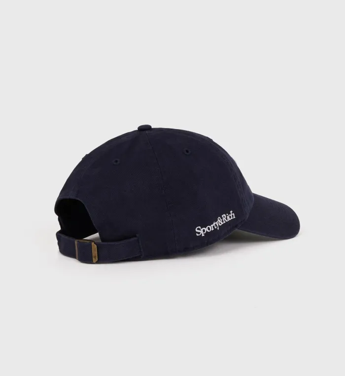 Sporty and Rich Hats Women League Hat 8211 NavyWhite