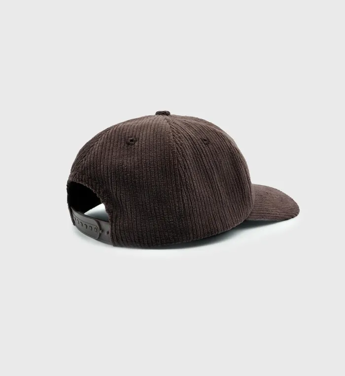 Sporty and Rich Hats Women Wellness Club Corduroy Hat 8211 ChocolateCream