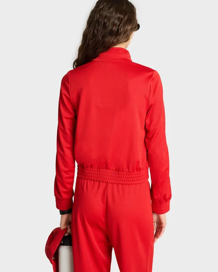 Sporty and Rich Jackets Women Vendome Track Jacket 8211 RubyWhite