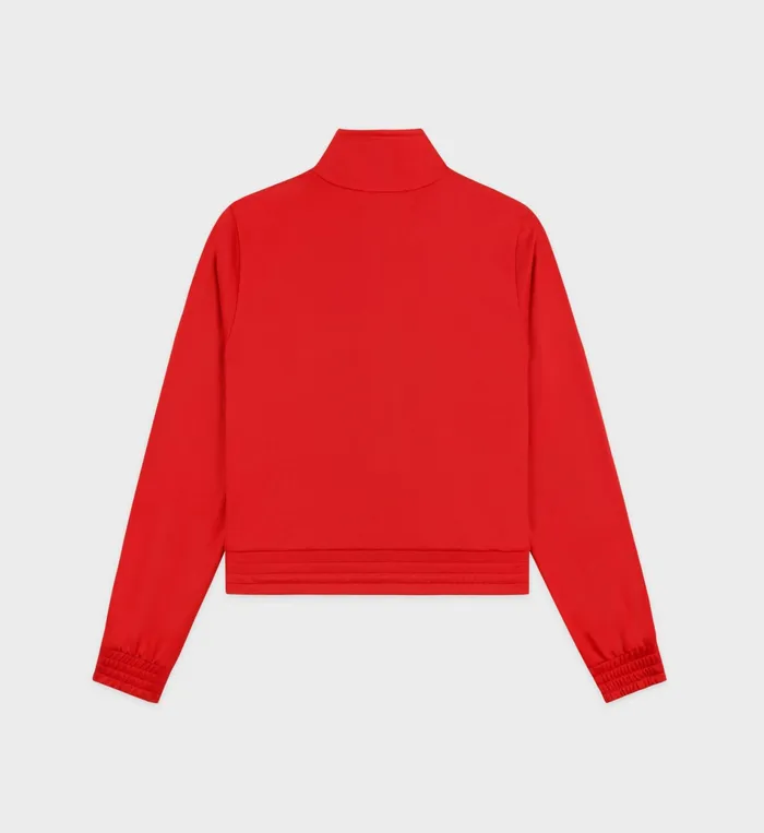 Sporty and Rich Jackets Women Vendome Track Jacket 8211 RubyWhite