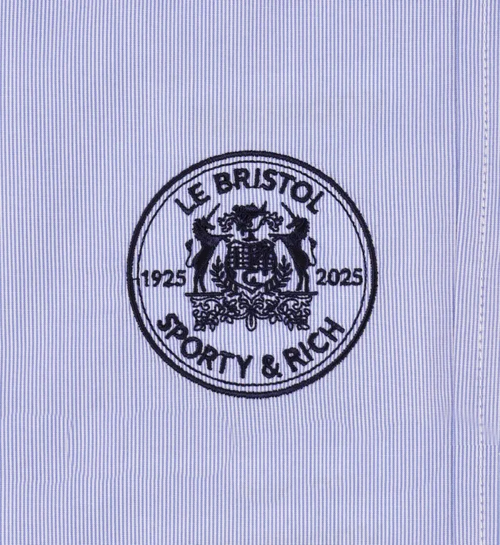 Sporty and Rich Shirting Women Bristol Crest Boxer Short 8211 WhiteNavy