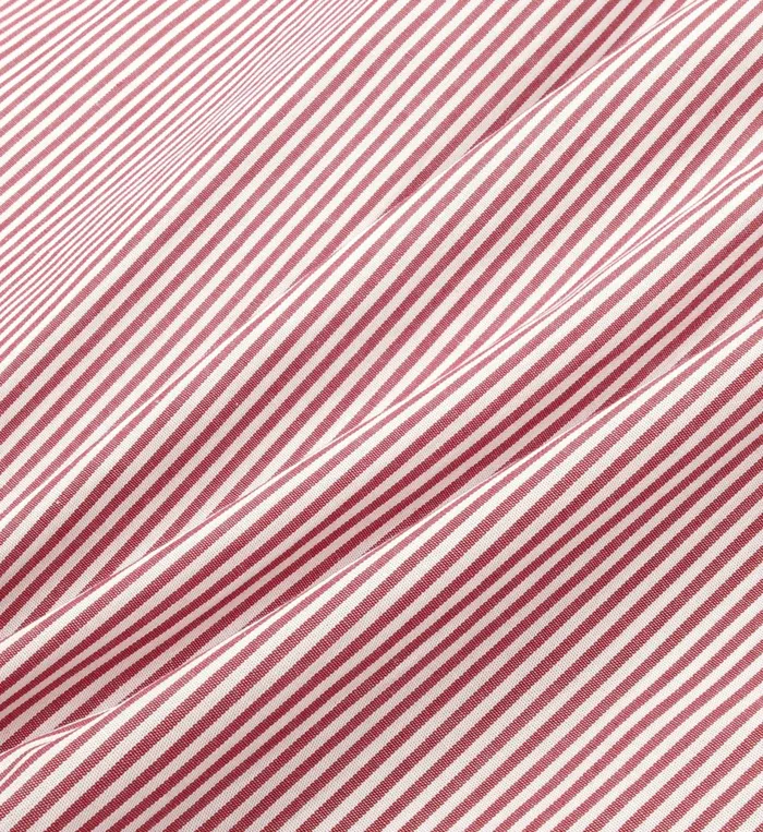 Sporty and Rich Shirts Men SR Sport Oversized Shirt 8211 Red Striped