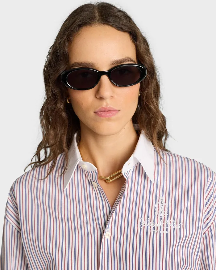 Sporty and Rich Shirts Men Vendome Oversized Shirt 8211 NavyRedWhite