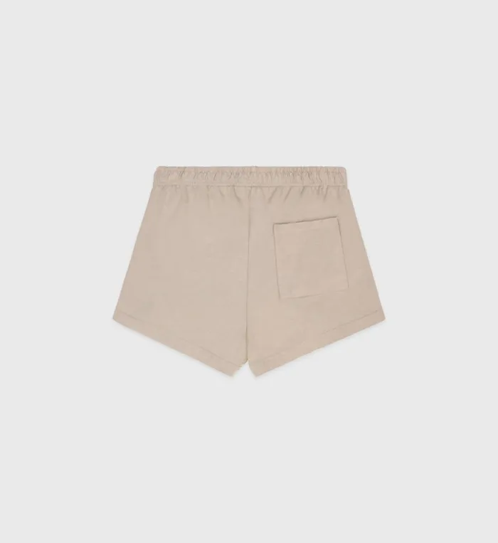 Sporty and Rich Shorts Women NY Health Club Disco Short 8211 ElephantWhite