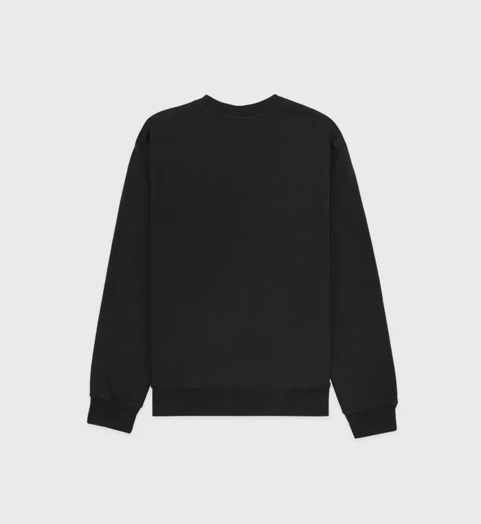 Sporty and Rich Sweatshirts Women California Crewneck 8211 Faded BlackGold