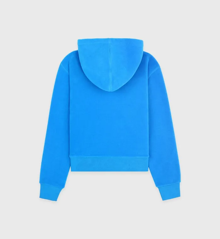 Sporty and Rich Sweatshirts Women Hooded Polar Sweatshirt 8211 Ocean