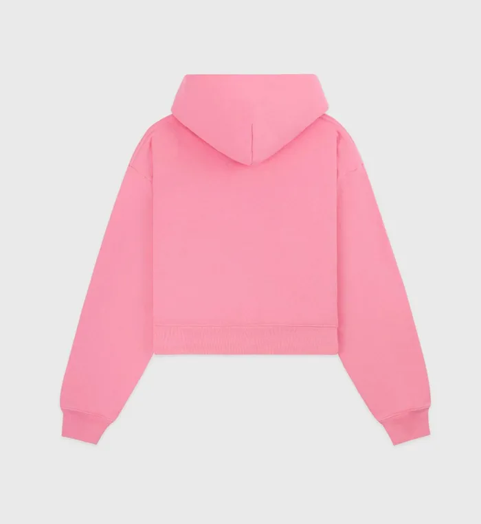 Sporty and Rich Sweatshirts Women Wellness Ivy Cropped Hoodie 8211 CandyWhite