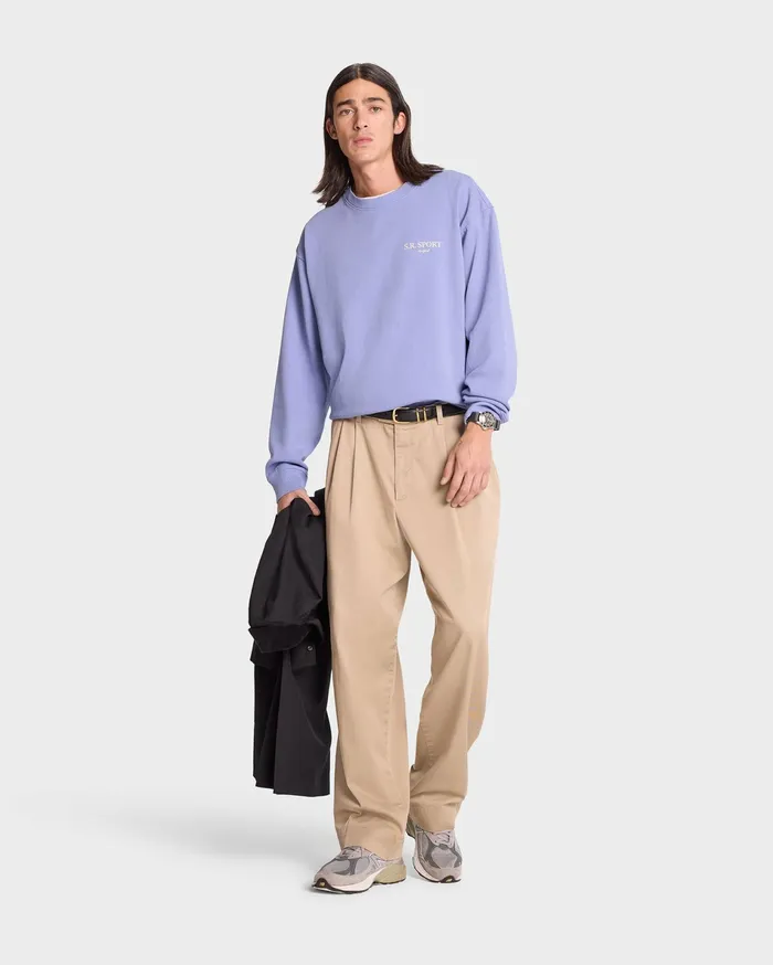 Sporty and Rich Sweatshirts Women Wimbledon Crewneck 8211 ColonyCream