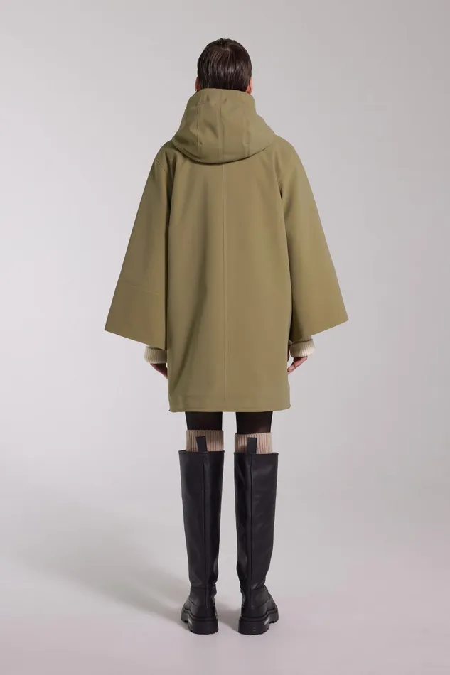 Stutterheim Lubban Winter Matte Raincoat Aloe Women Winter Coats