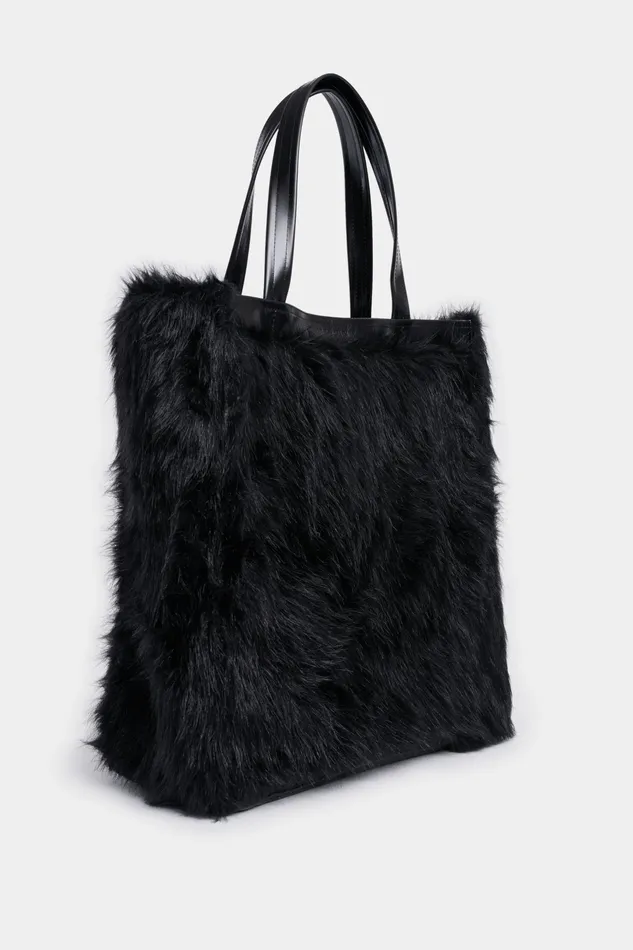 Stutterheim Stylist Faux Bag Opal Black Women Tote Bags