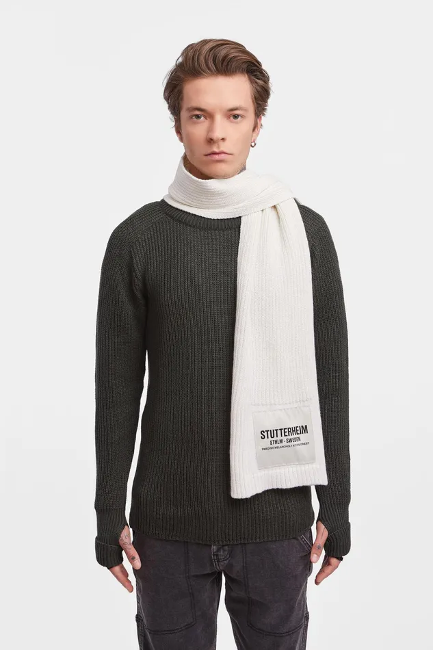 Stutterheim Wrap Scarf OffWhite Women Scarves