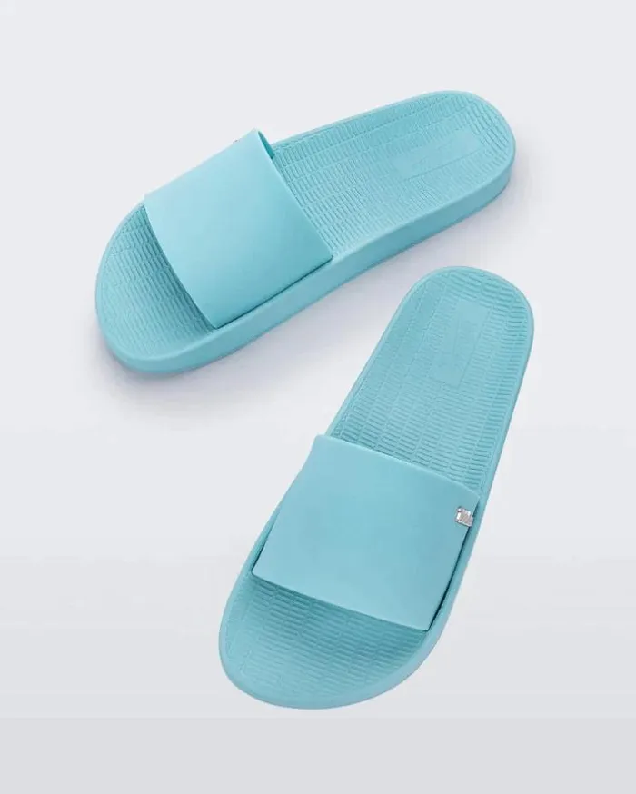 Sun Sunset Light Blue Women Melissa Slides