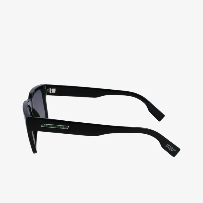 Sunglasses Men Lacoste Men039s Rectangle Active Sunglasses Matt Black 001