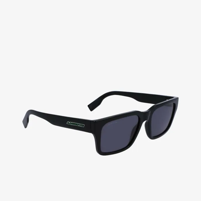 Sunglasses Men Lacoste Men039s Rectangle Active Sunglasses Matt Black 001