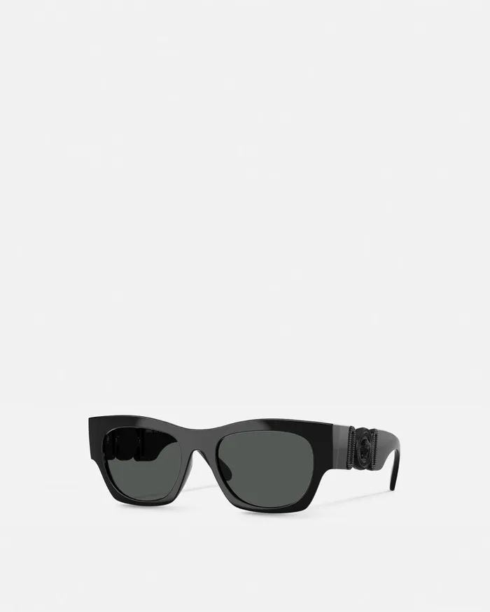 Sunglasses Men Versace Medusa Biggie Sunglasses Black