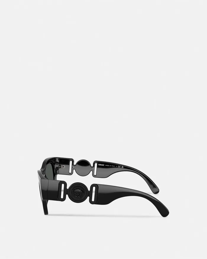 Sunglasses Men Versace Medusa Biggie Sunglasses Black