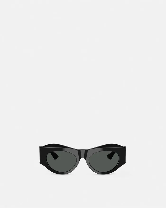 Sunglasses Women Versace Medusa Glam Sunglasses Black