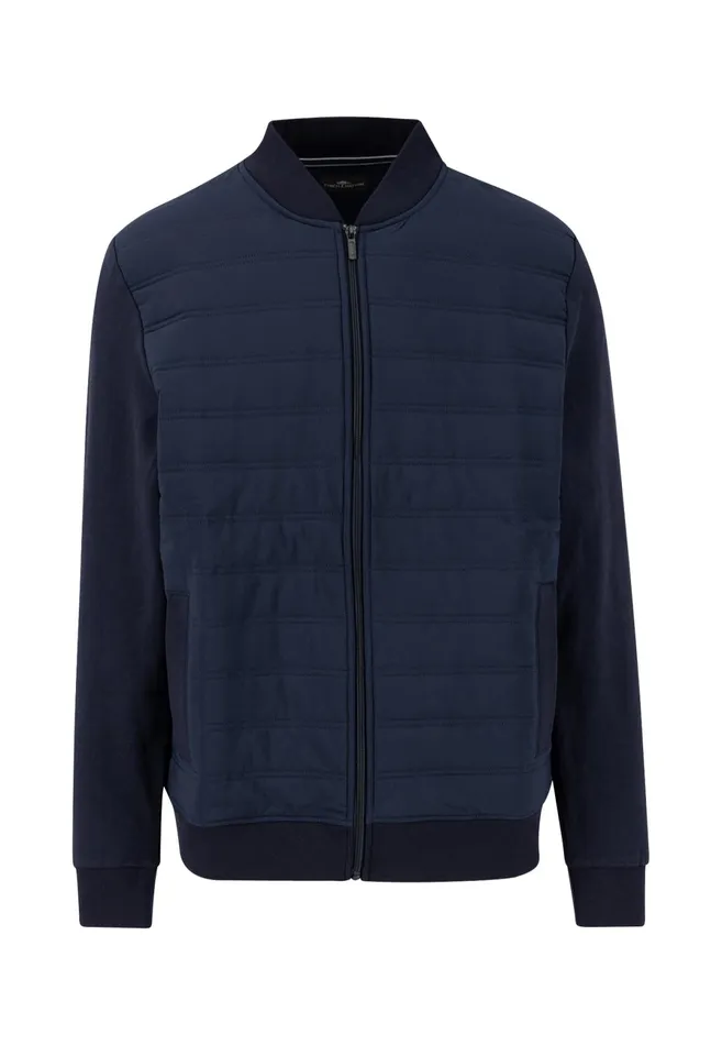 Sweat Men FYNCHHATTON Hybrid Jacket With A Stand up Collar Navy