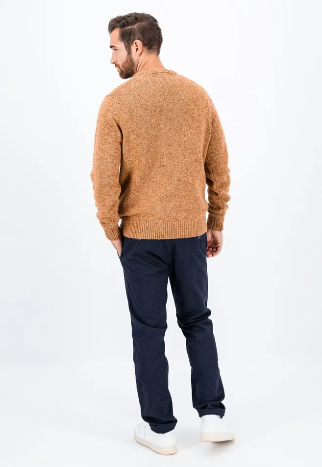 Sweater Men FYNCHHATTON Donegal Knitting Sweater From Wool Mix New Dijonflamecloud Bluenavywinter Whitesteel