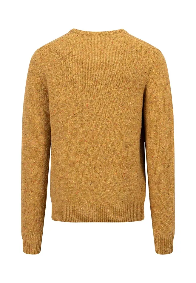 Sweater Men FYNCHHATTON Donegal Knitting Sweater From Wool Mix New Dijonflamecloud Bluenavywinter Whitesteel
