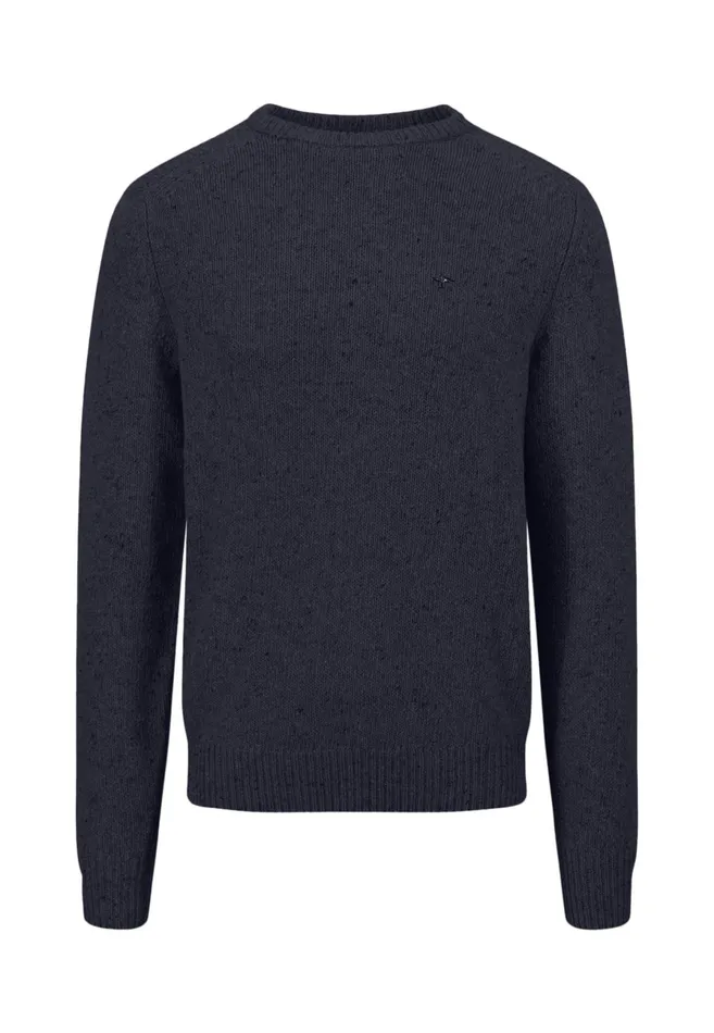 Sweater Men FYNCHHATTON Donegal Knitting Sweater From Wool Mix New Dijonflamecloud Bluenavywinter Whitesteel