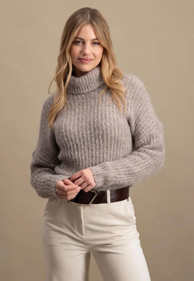 Sweater Women FYNCHHATTON Coarse Knitting Sweater Made Of Alpaca Wool Mix Winter Beigemilkelegant Pink Sweater Women FYNCHHATTON Coarse Knitting Sweater Made Of Alpaca Wool Mix Winter Beigemilkelegant Pink