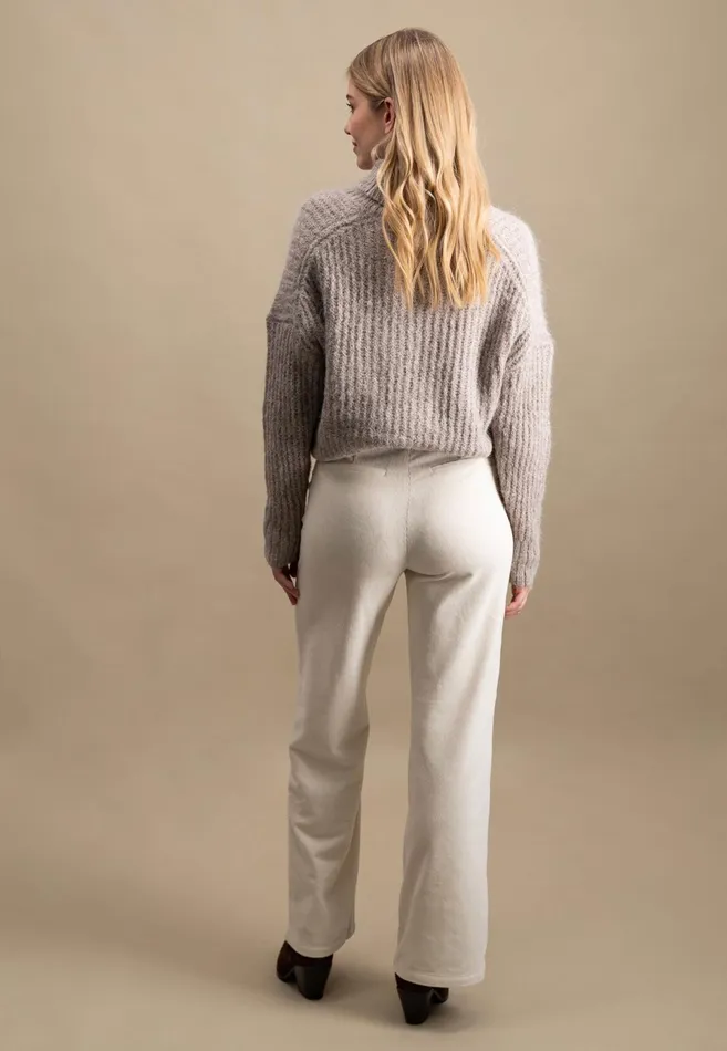 Sweater Women FYNCHHATTON Coarse Knitting Sweater Made Of Alpaca Wool Mix Winter Beigemilkelegant Pink