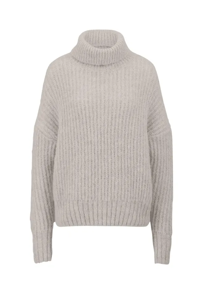 Sweater Women FYNCHHATTON Coarse Knitting Sweater Made Of Alpaca Wool Mix Winter Beigemilkelegant Pink