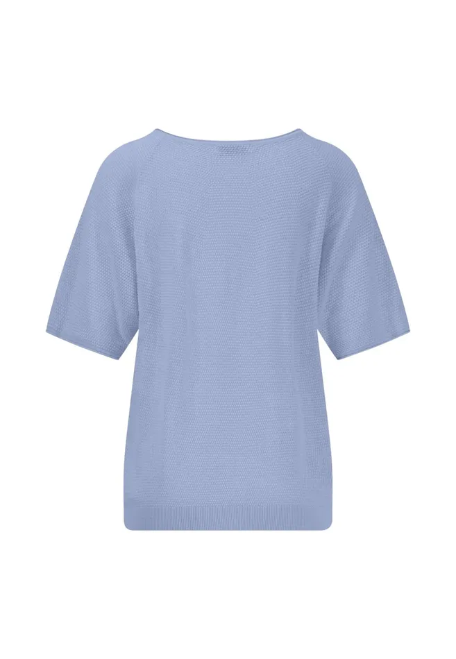 Sweater Women FYNCHHATTON Halbmlm Knitting Sweater Casualfit Summer Redfresh Roselight Blue