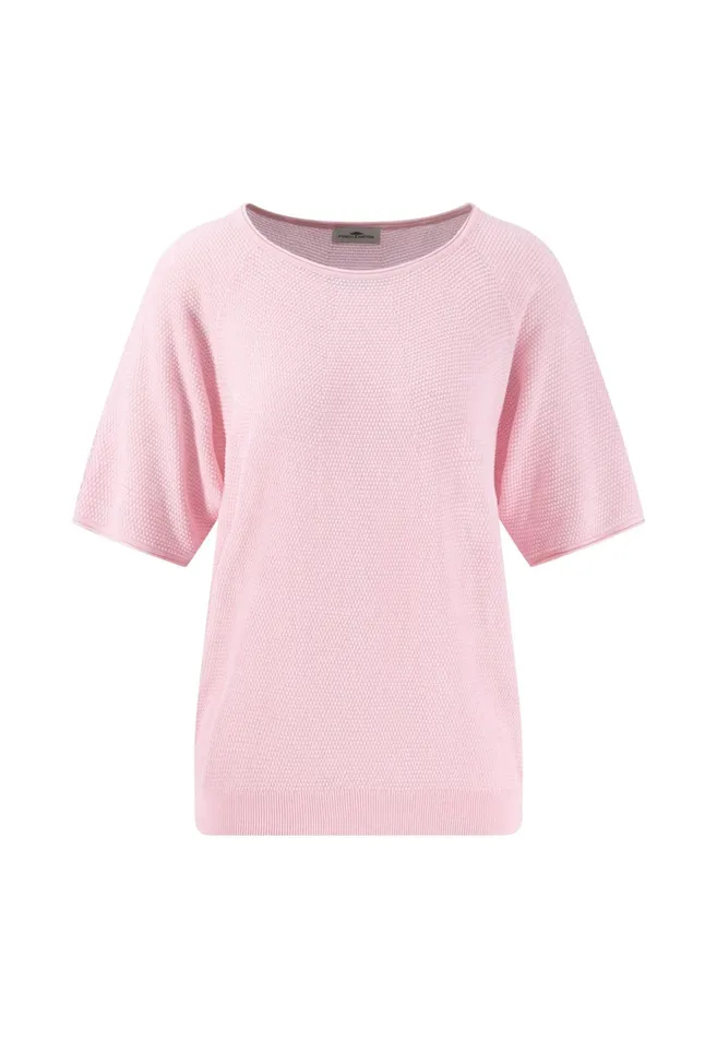 Sweater Women FYNCHHATTON Halbmlm Knitting Sweater Casualfit Summer Redfresh Roselight Blue
