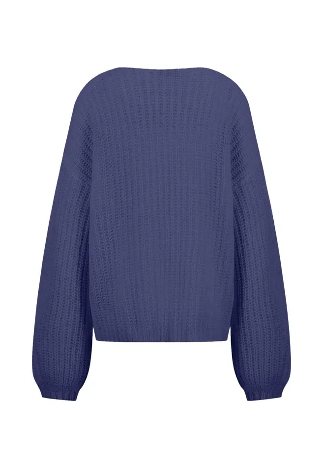 Sweater Women FYNCHHATTON Knitting Sweater Made Of MohairWollmix Ashmilkcrimson Redblue Purple