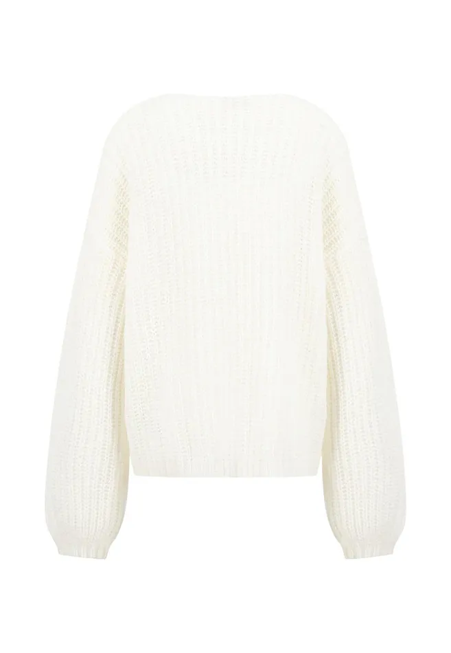 Sweater Women FYNCHHATTON Knitting Sweater Made Of MohairWollmix Ashmilkcrimson Redblue Purple