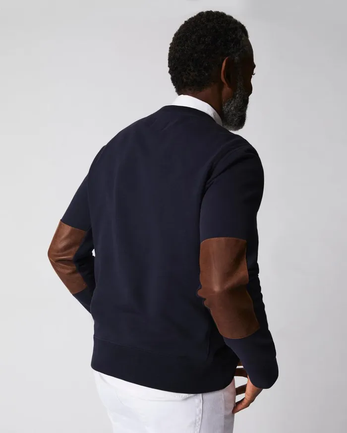 Sweaters and Sweatshirts Men Billy Reid Dover Sweatshirt Dk Midnight