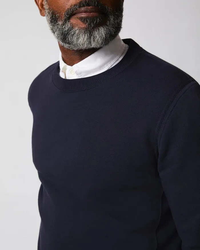 Sweaters and Sweatshirts Men Billy Reid Dover Sweatshirt Dk Midnight