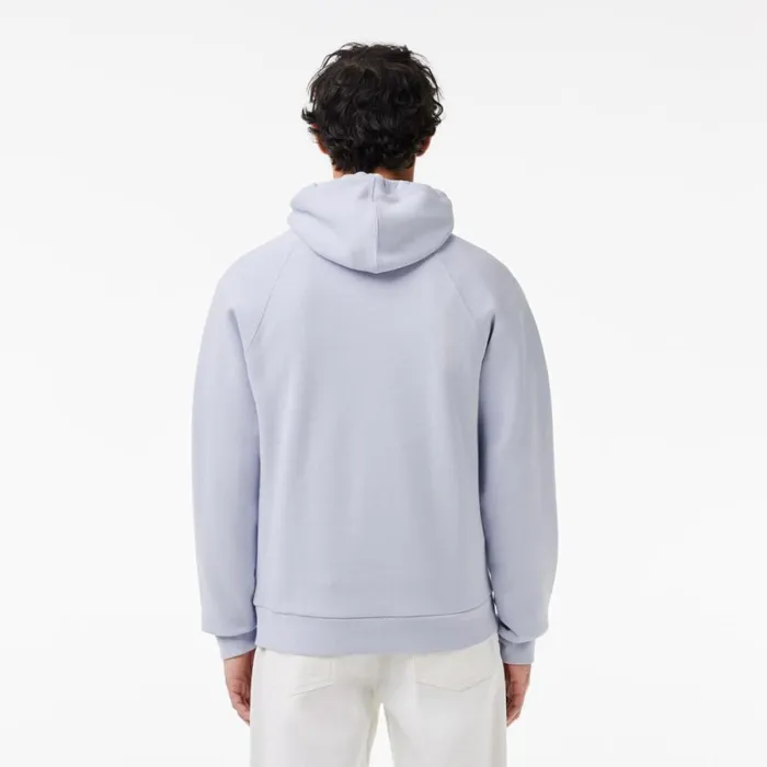 Sweaters and Sweatshirts Men Lacoste Men039s Heritage Badge Fleece Hoodie Phoenix Blue J2g