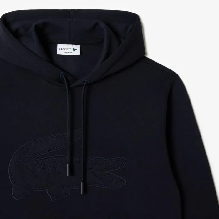 Sweaters and Sweatshirts Men Lacoste Men039s XL Croc Jogger Hoodie Abysm Blue Hde