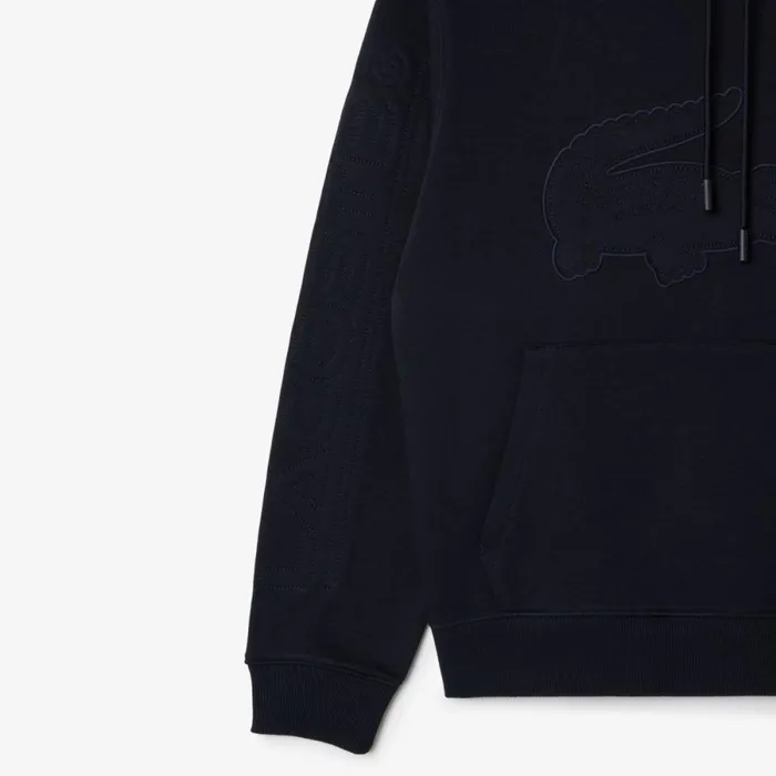 Sweaters and Sweatshirts Men Lacoste Men039s XL Croc Jogger Hoodie Abysm Blue Hde