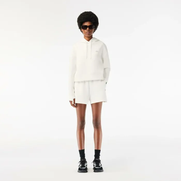 Sweaters and Sweatshirts Women Lacoste Women039s Hoodie White 001