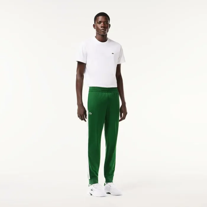 Sweatpants and Trousers Men Lacoste Men039s AbrasionResistant Tennis Sweatpants Green White 291 Sweatpants and Trousers Men Lacoste Men039s AbrasionResistant Tennis Sweatpants Green White 291